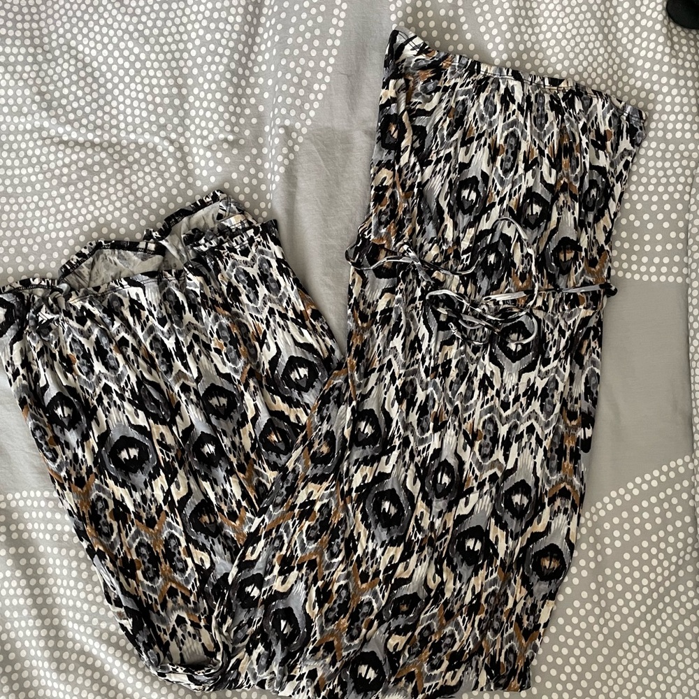 Tribal print maxi dress